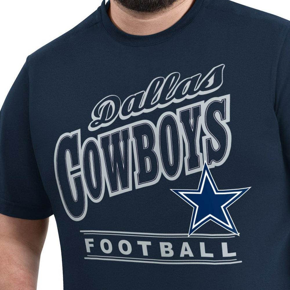 Dallas Cowboys G-III Sports by Carl Banks Adaptive Headliner Graphic T-Shirt - Navy T-shirts