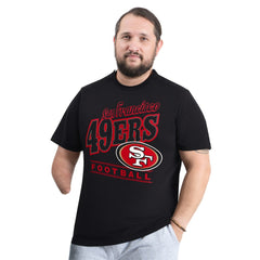 San Francisco 49ers G-III Sports by Carl Banks Adaptive Headliner Graphic T-Shirt - Black T-shirts