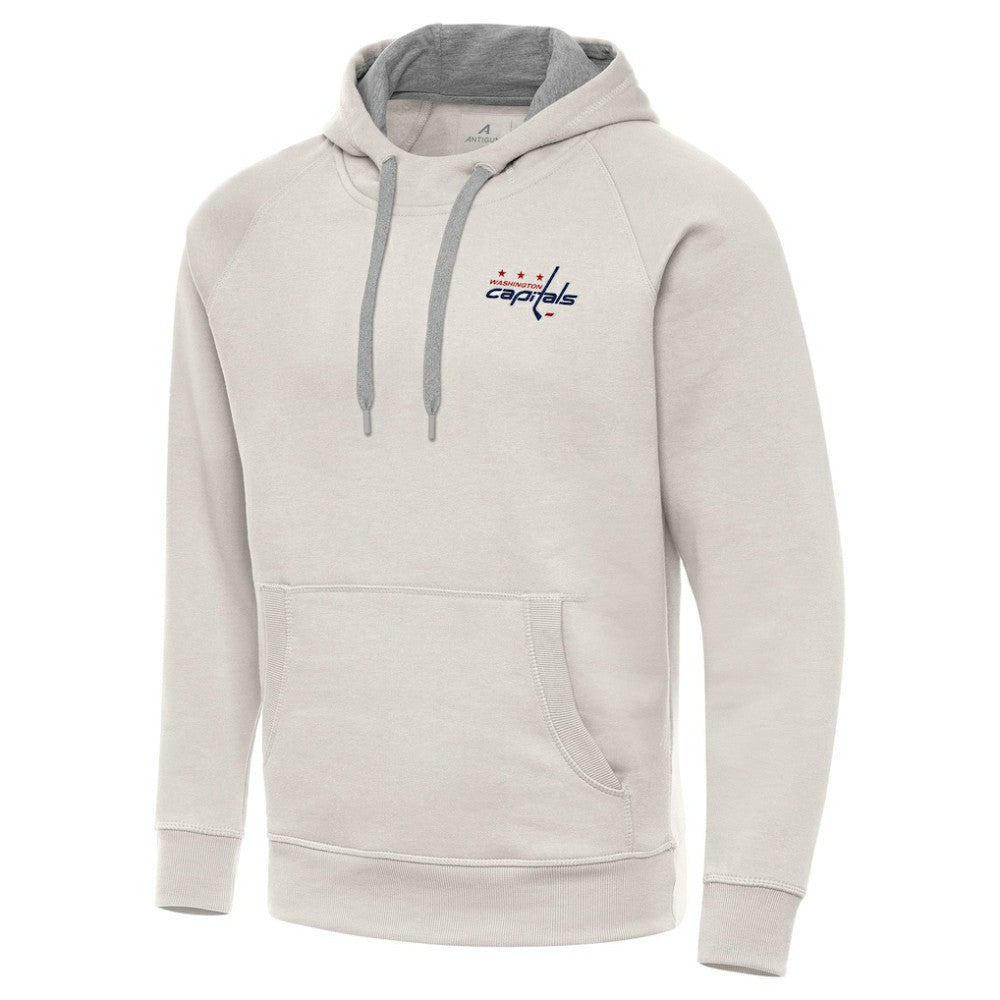Washington Capitals Antigua Victory Pullover Hoodie - Cream | US 203377063