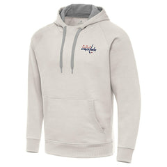 Washington Capitals Antigua Victory Pullover Hoodie - Cream | US 203377063