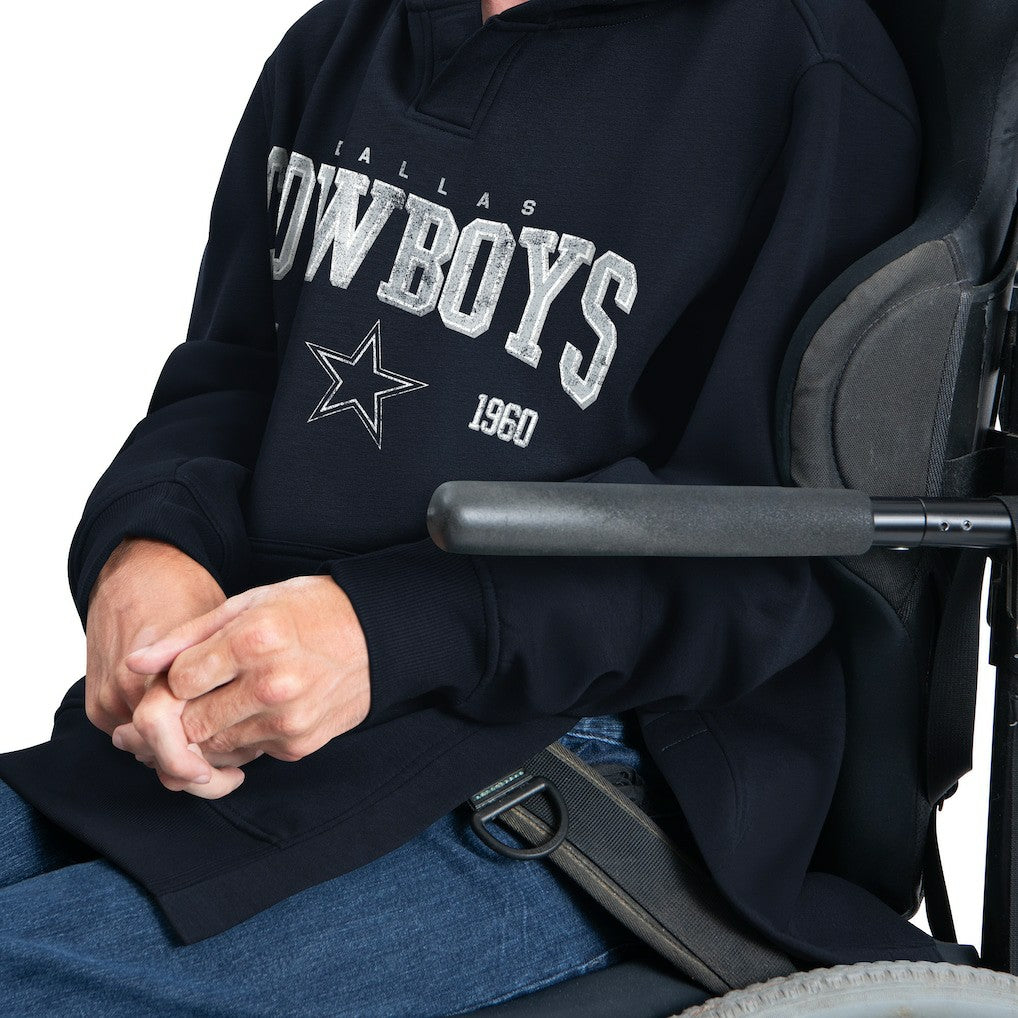 Dallas Cowboys G-III Sports by Carl Banks Adaptive Team Spirit Graphic Fleece Pullover Hoodie - Navy Hoodies