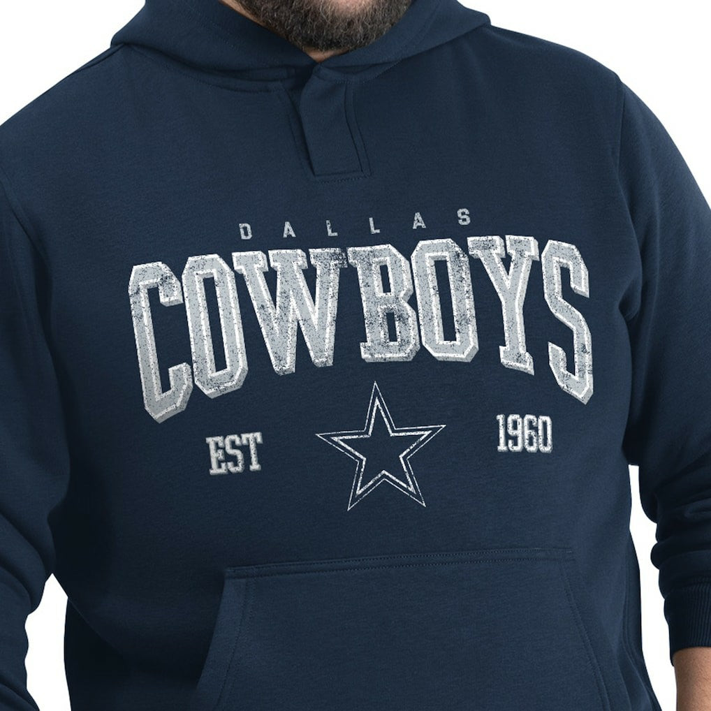Dallas Cowboys G-III Sports by Carl Banks Adaptive Team Spirit Graphic Fleece Pullover Hoodie - Navy Hoodies
