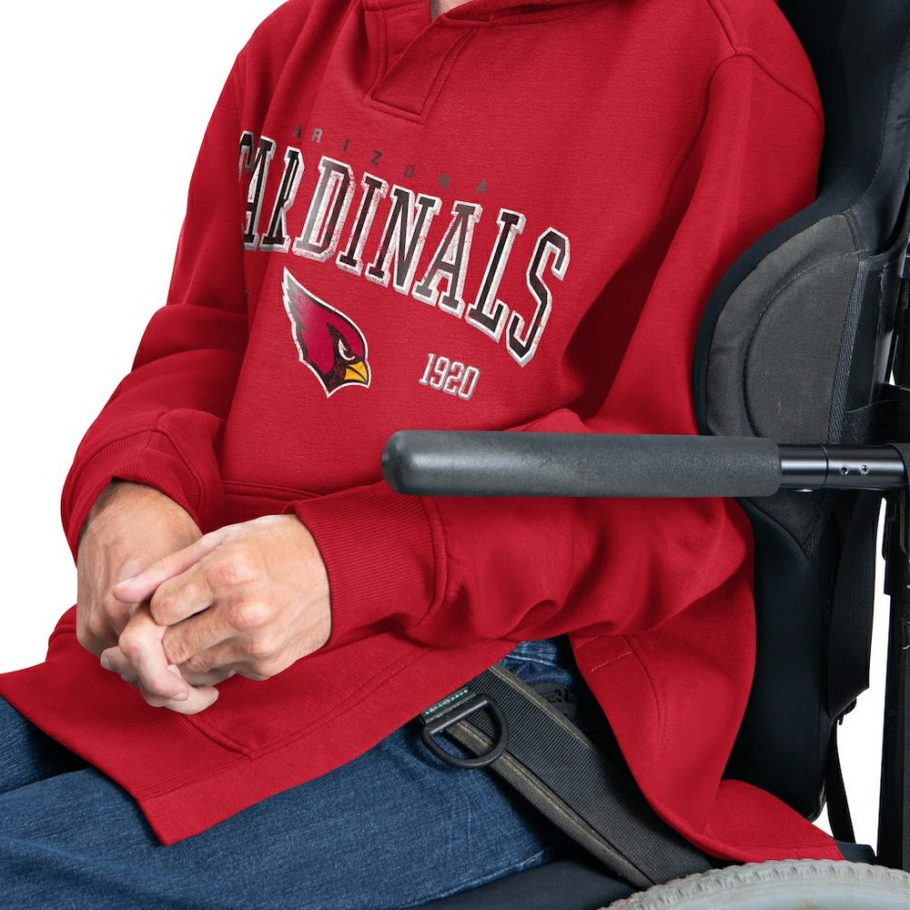 Arizona Cardinals G-III Sports by Carl Banks Adaptive Team Spirit Graphic Fleece Pullover Hoodie - Cardinal Hoodies