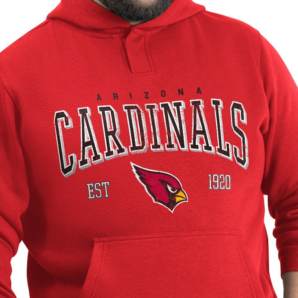 Arizona Cardinals G-III Sports by Carl Banks Adaptive Team Spirit Graphic Fleece Pullover Hoodie - Cardinal Hoodies