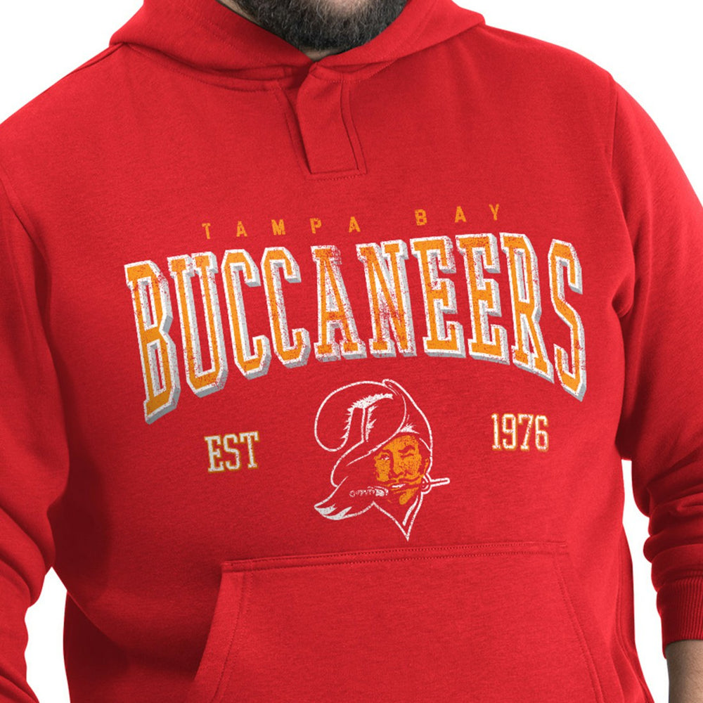 Tampa Bay Buccaneers G-III Sports by Carl Banks Adaptive Team Spirit Graphic Fleece Pullover Hoodie - Red Hoodies
