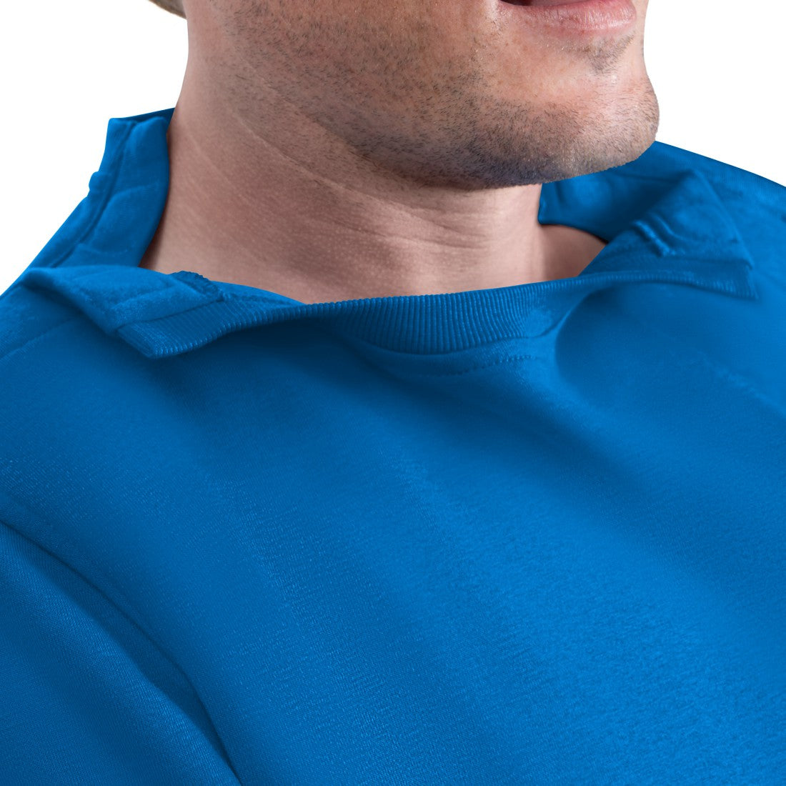 Detroit Lions G-III Sports by Carl Banks Adaptive Headliner Team Name Graphic Fleece Pullover Sweatshirt - Blue Pullover