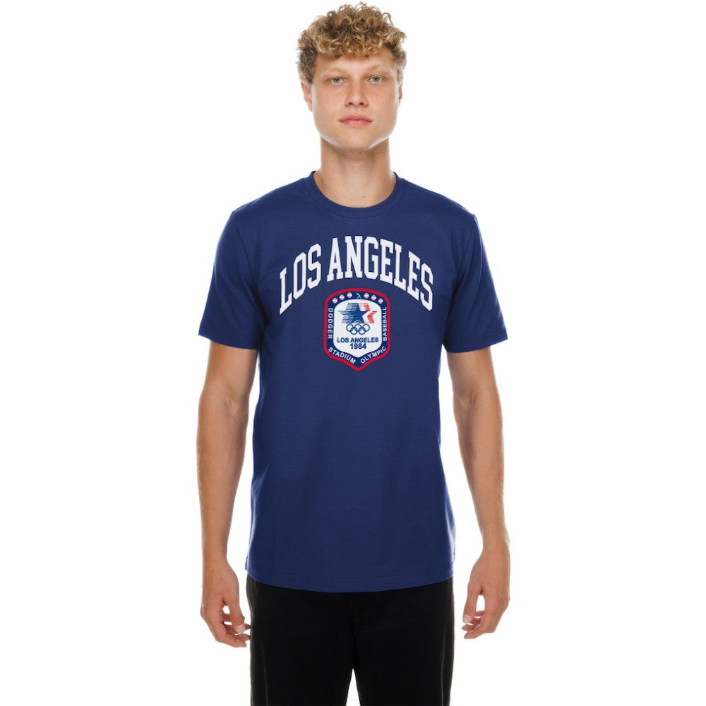 Los Angeles Dodgers x The Heritage Collection New Era LA84 Summer Olympics T-Shirt - Royal T-shirts