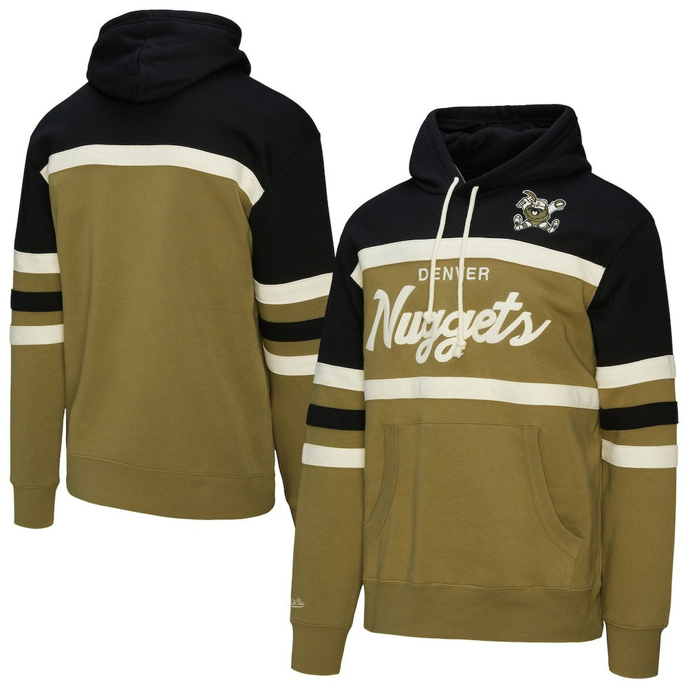 Denver Nuggets Double Clutch Head Coach Hoodie Olive/Black - Mitchell & Ness
