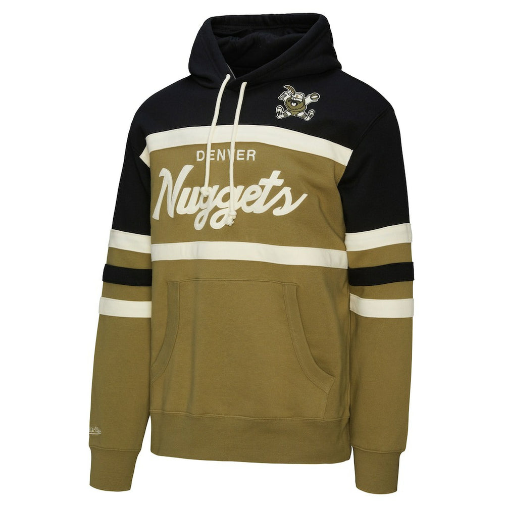 Denver Nuggets Double Clutch Head Coach Hoodie Olive/Black - Mitchell & Ness