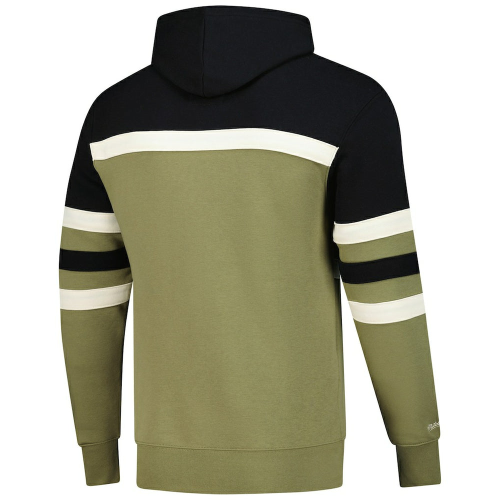 Cleveland Cavaliers Double Clutch Head Coach Hoodie Olive/Black - Mitchell & Ness