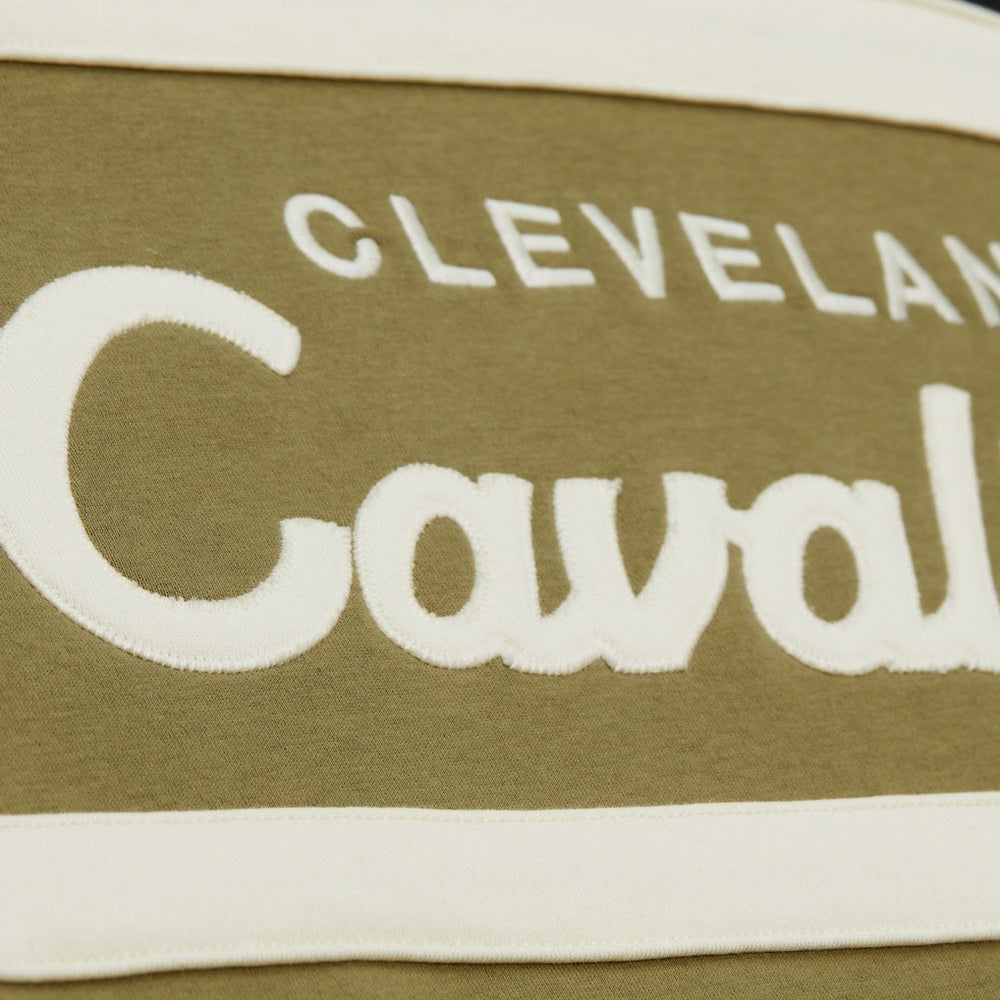 Cleveland Cavaliers Double Clutch Head Coach Hoodie Olive/Black - Mitchell & Ness