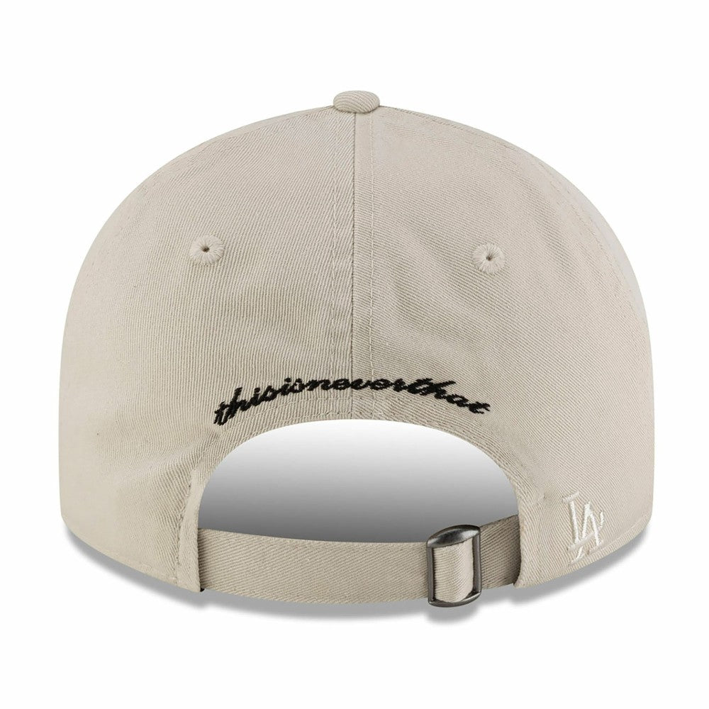 Los Angeles Dodgers New Era x thisisneverthat Retro Crown 9FIFTY Adjustable Hat - Beige Hats