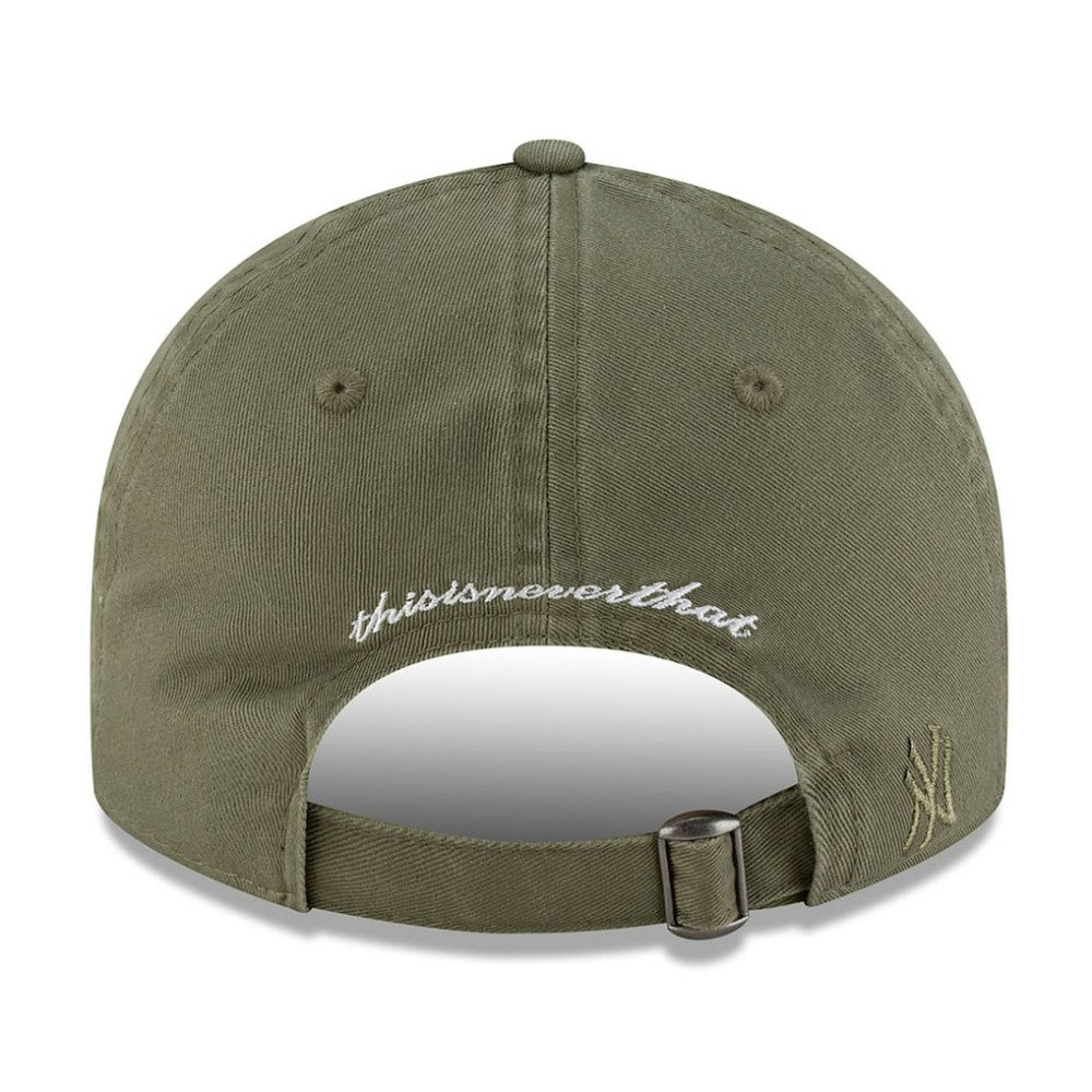 New York Yankees New Era x thisisneverthat Retro Crown 9FIFTY Adjustable Hat - Olive Hats