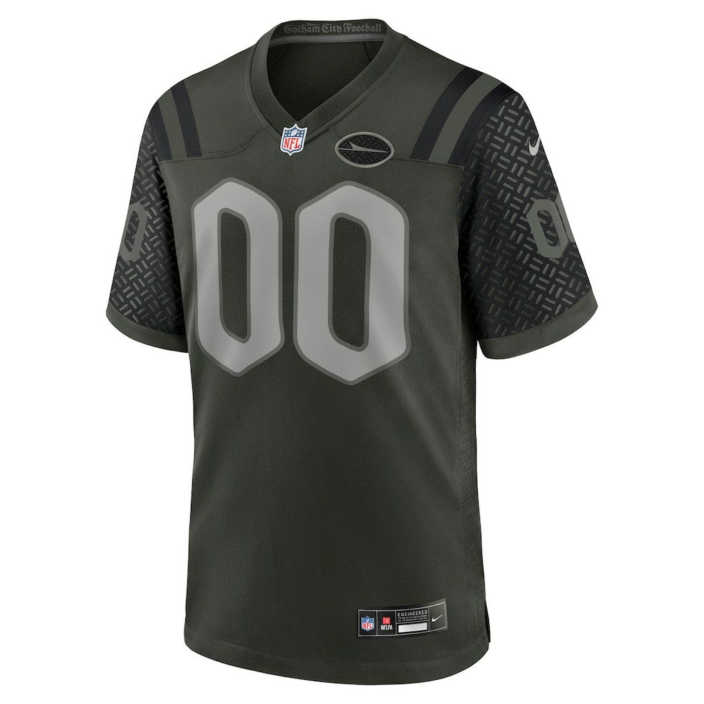 New York Jets 2025 Rivalries Collection Custom Game Jersey - Gotham Green Jerseys