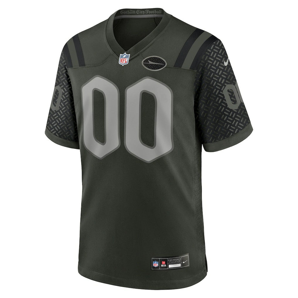 New York Jets 2025 Rivalries Collection Custom Game Jersey - Gotham Green Jerseys