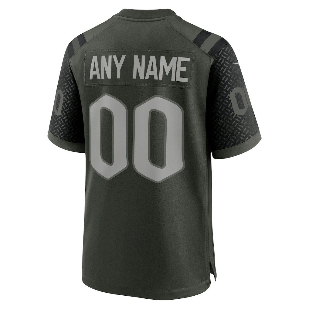 New York Jets 2025 Rivalries Collection Custom Game Jersey - Gotham Green Jerseys