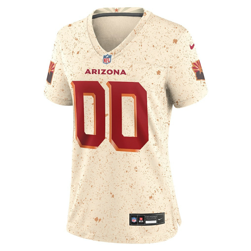 Arizona Cardinals Women's 2025 Rivalries Collection Custom Game Jersey - Natural Jerseys