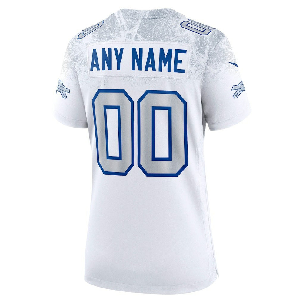 Buffalo Bills Women's 2025 Rivalries Collection Custom Game Jersey - White Jerseys