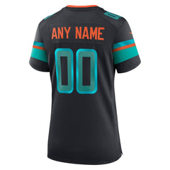 Miami Dolphins Women's 2025 Rivalries Collection Custom Game Jersey - Pitch Blue Jerseys
