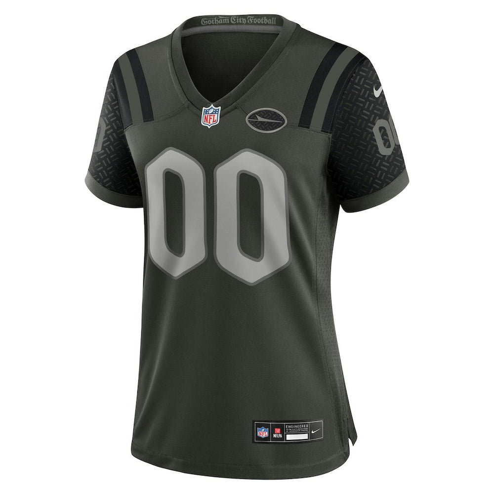 New York Jets Women's 2025 Rivalries Collection Custom Game Jersey - Gotham Green Jerseys