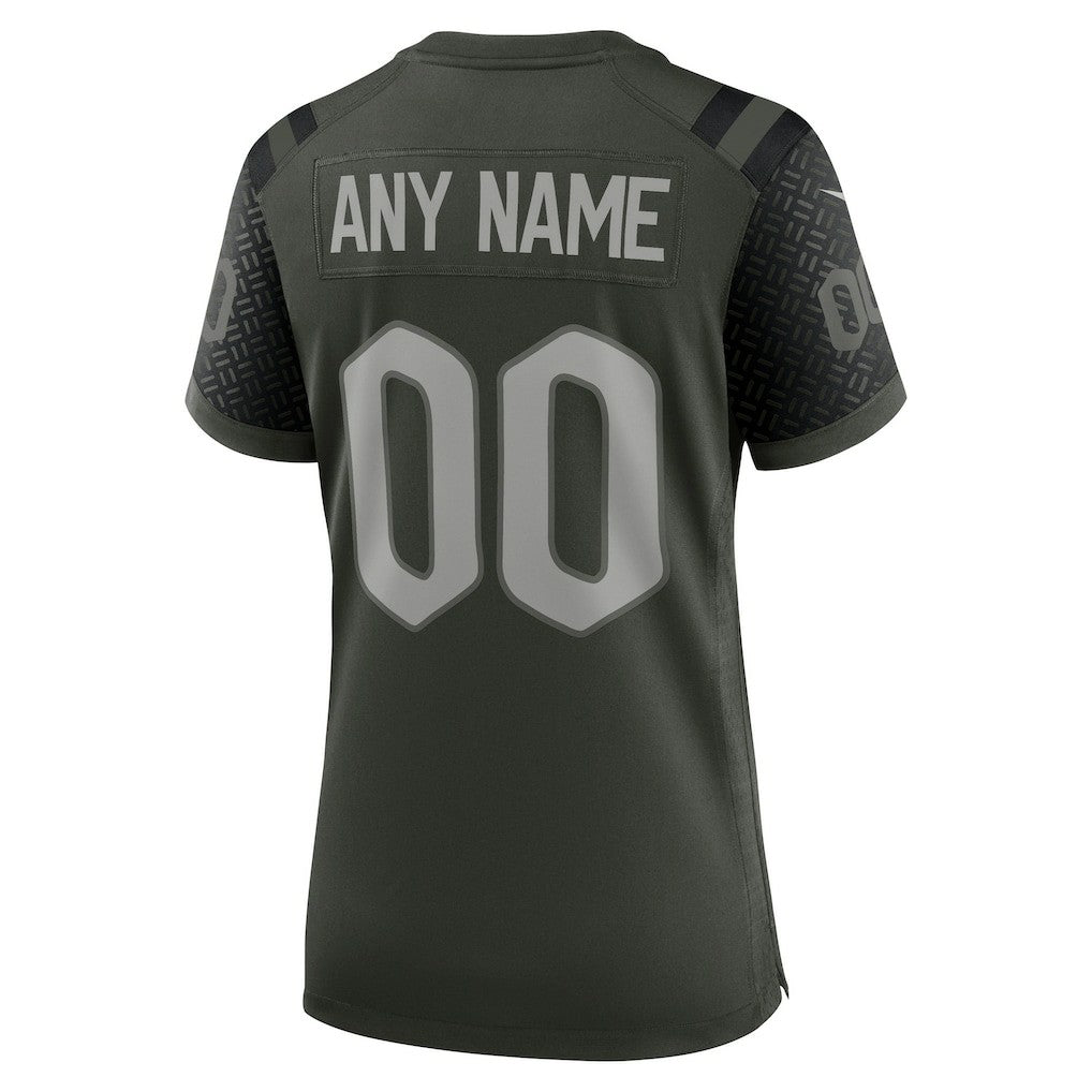 New York Jets Women's 2025 Rivalries Collection Custom Game Jersey - Gotham Green Jerseys