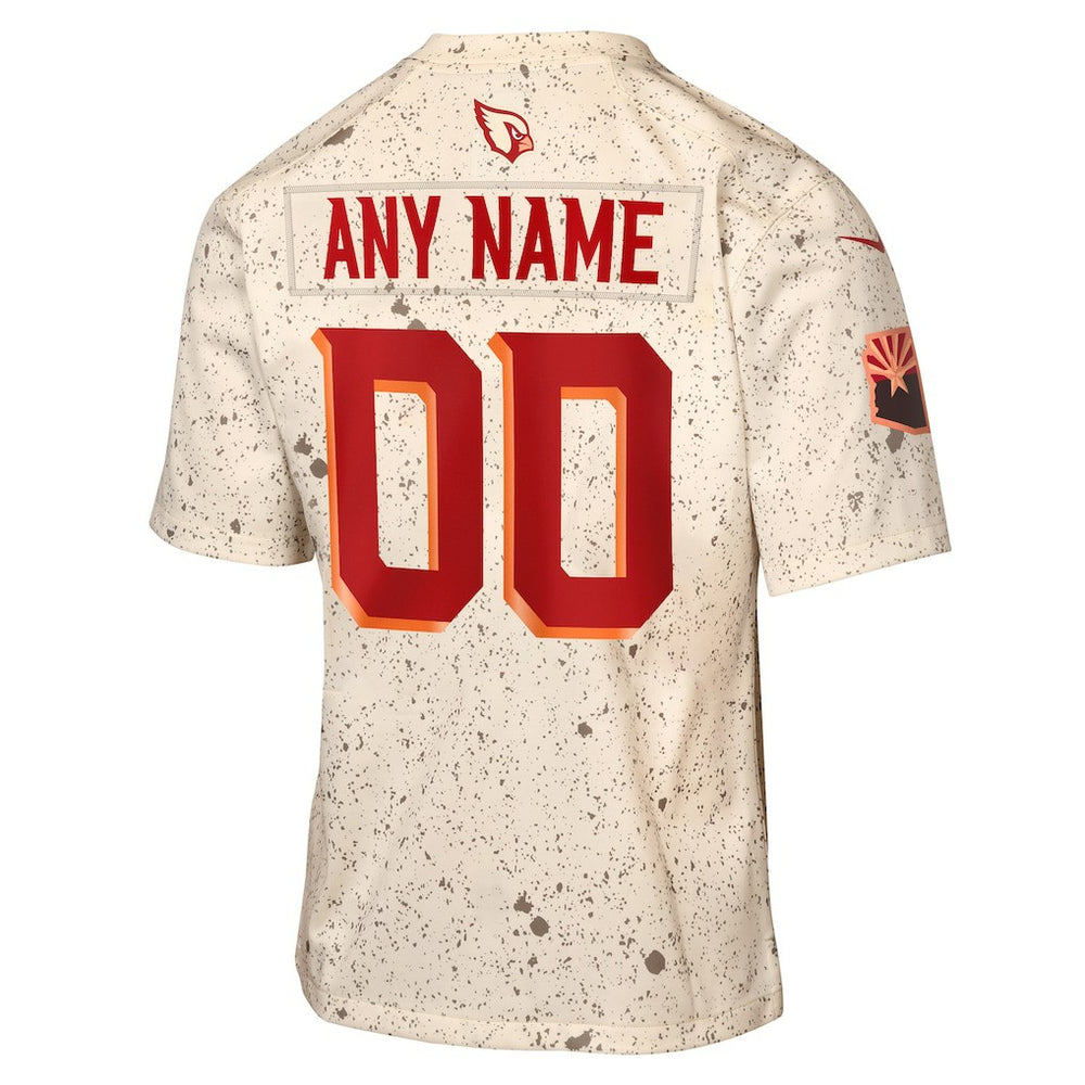 Arizona Cardinals Youth 2025 Rivalries Collection Custom Game Jersey - Natural Jerseys