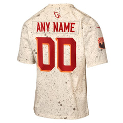 Arizona Cardinals Youth 2025 Rivalries Collection Custom Game Jersey - Natural Jerseys
