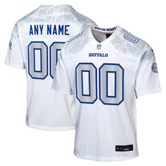 Buffalo Bills Youth 2025 Rivalries Collection Custom Game Jersey - White Jerseys