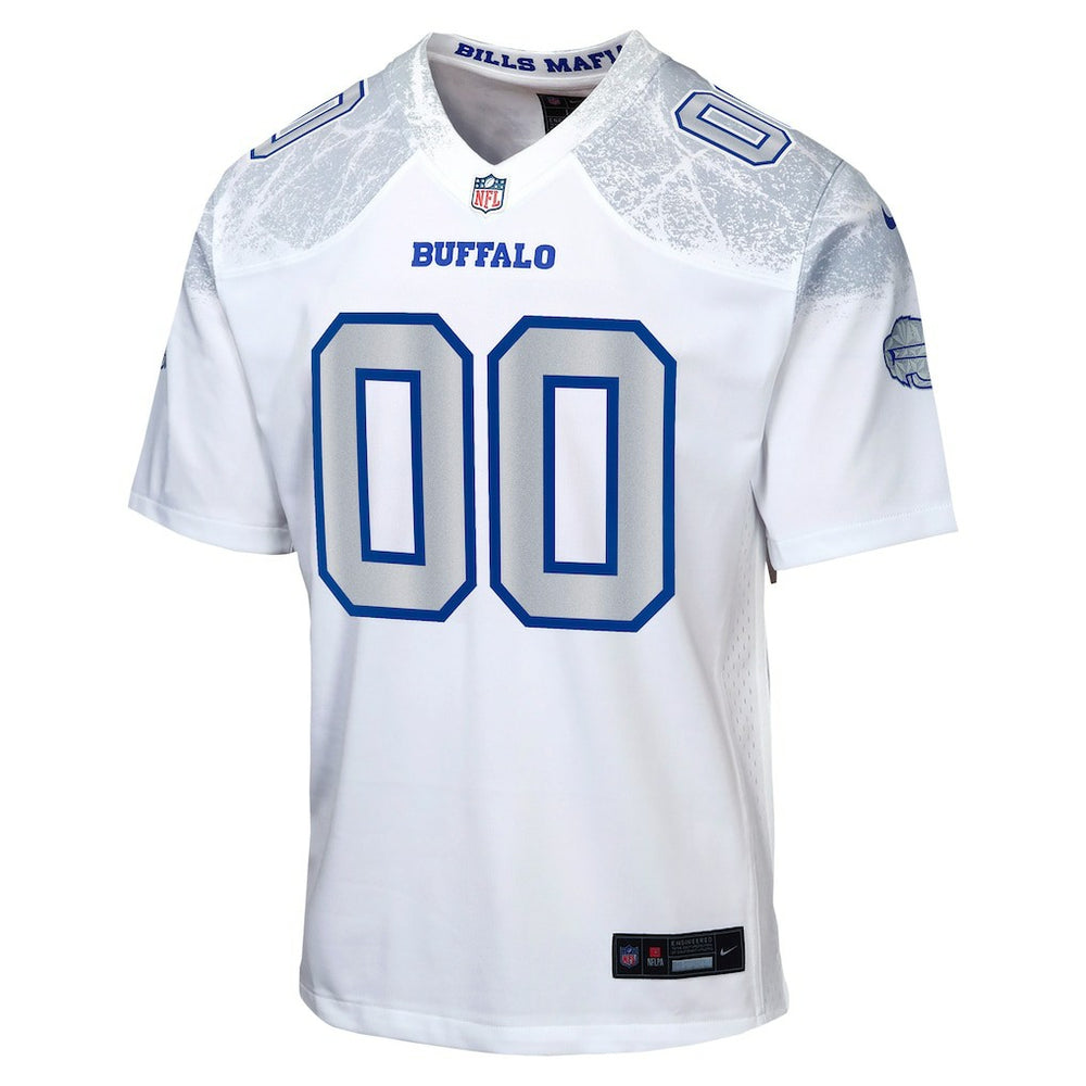 Buffalo Bills Youth 2025 Rivalries Collection Custom Game Jersey - White Jerseys