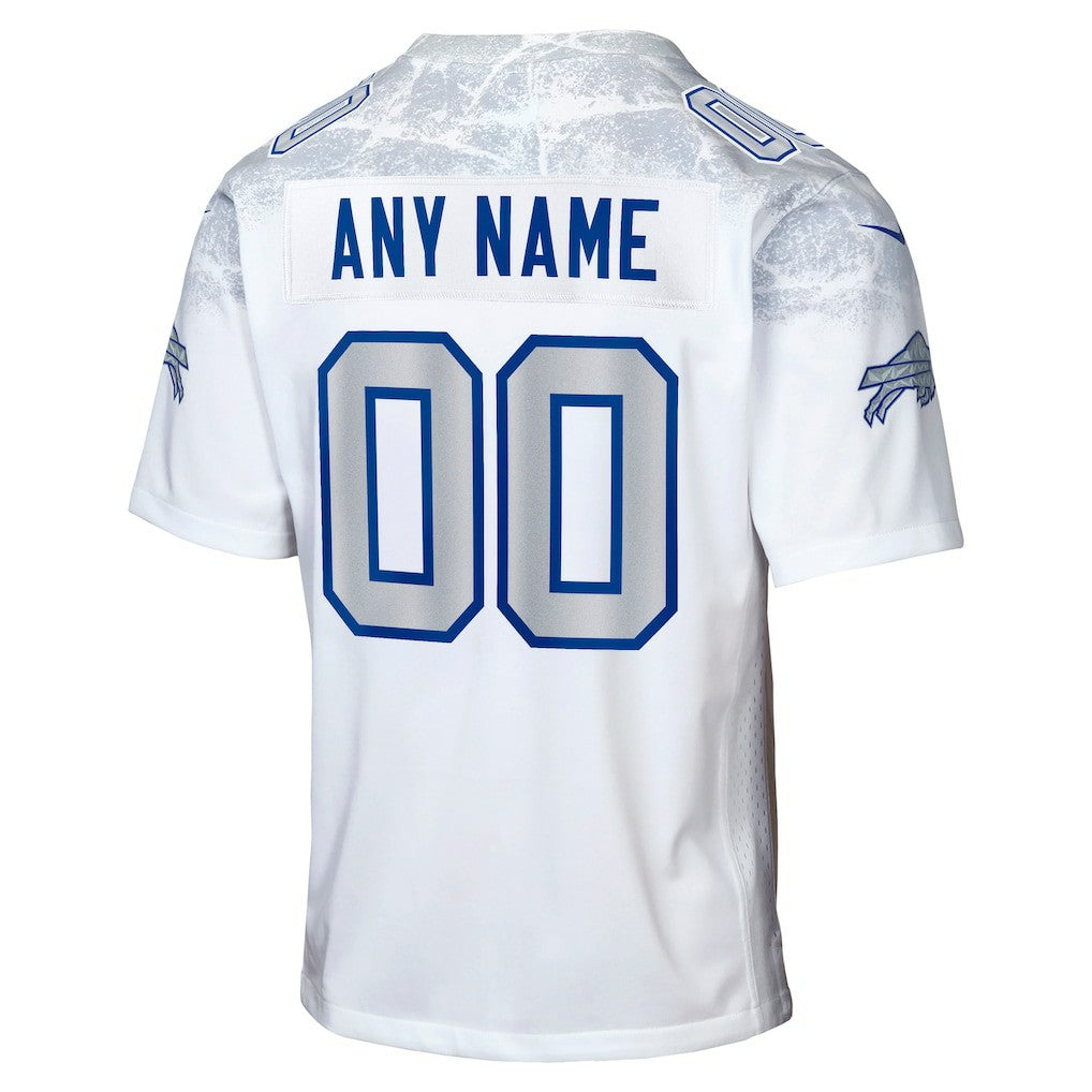 Buffalo Bills Youth 2025 Rivalries Collection Custom Game Jersey - White Jerseys
