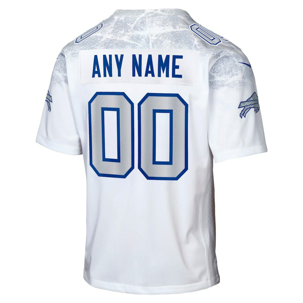 Buffalo Bills Youth 2025 Rivalries Collection Custom Game Jersey - White Jerseys