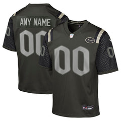 New York Jets Youth 2025 Rivalries Collection Custom Game Jersey - Gotham Green Jerseys