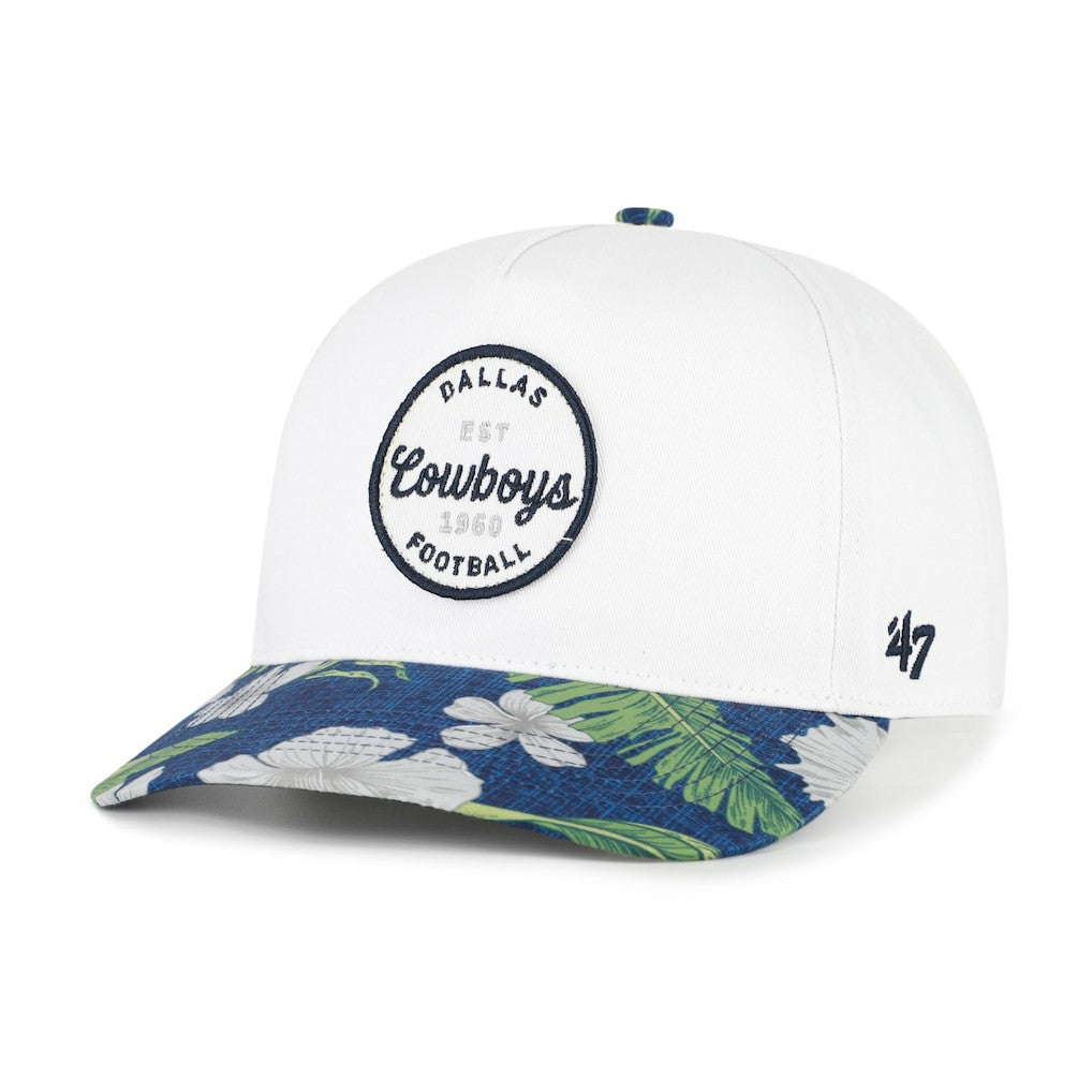 Dallas Cowboys '47 Beach Side Hitch Adjustable Hat - White/Navy Hats