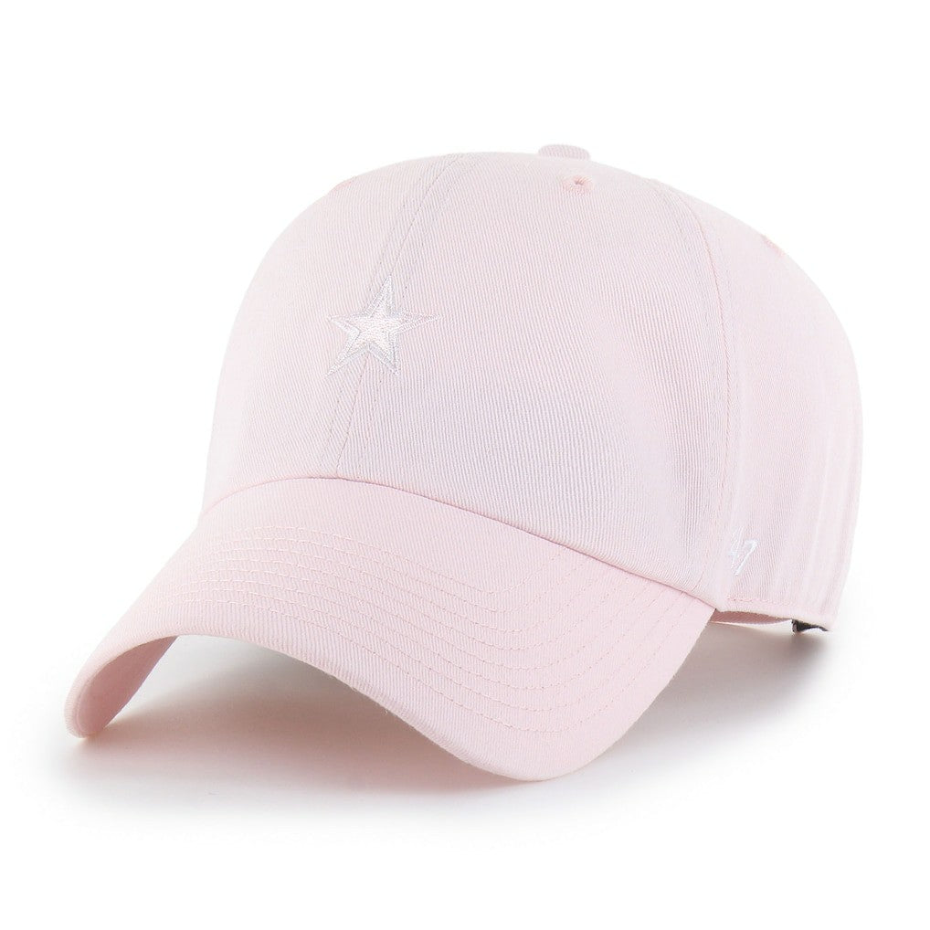 Dallas Cowboys '47 Women's Base Runner Ballpark Clean Up Adjustable Hat - Light Pink Hats