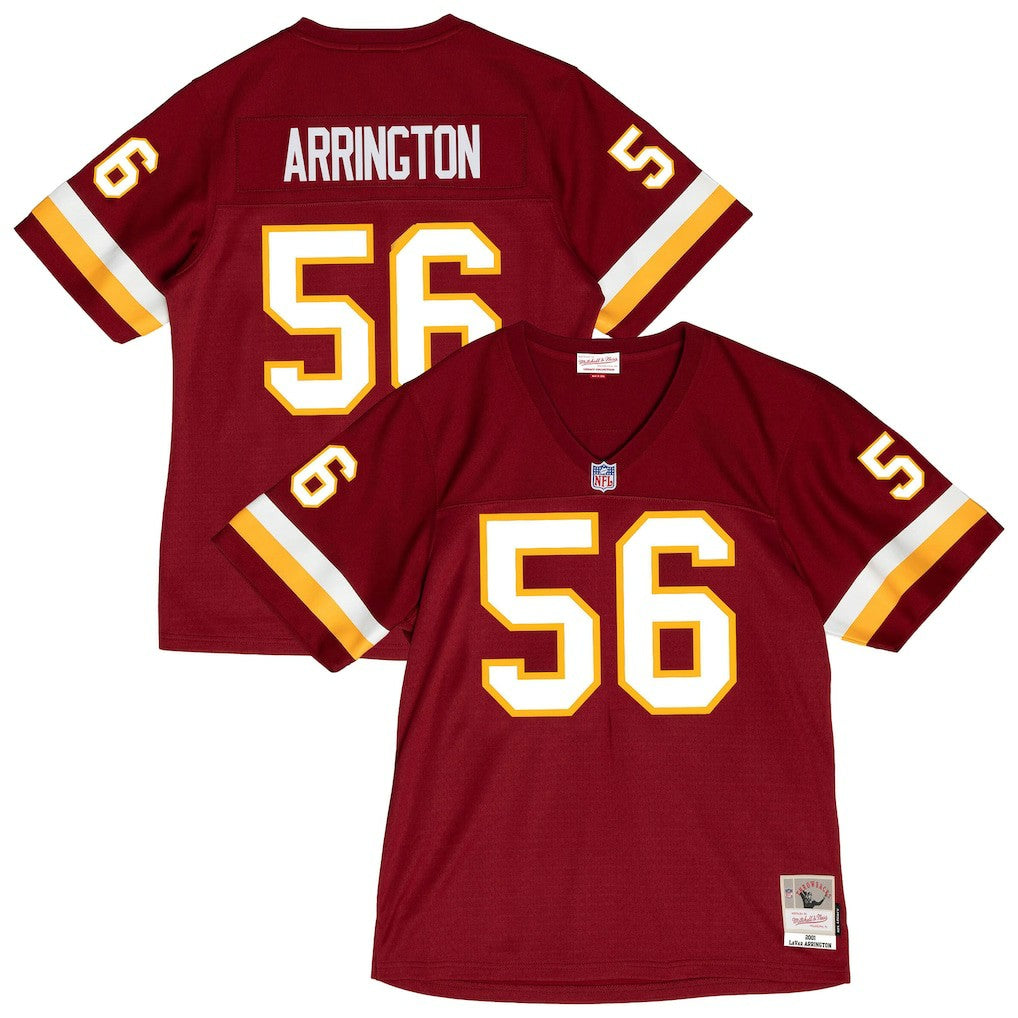LaVar Arrington Washington Commanders 2001 Legacy Throwback Replica Jersey - Burgundy Jerseys