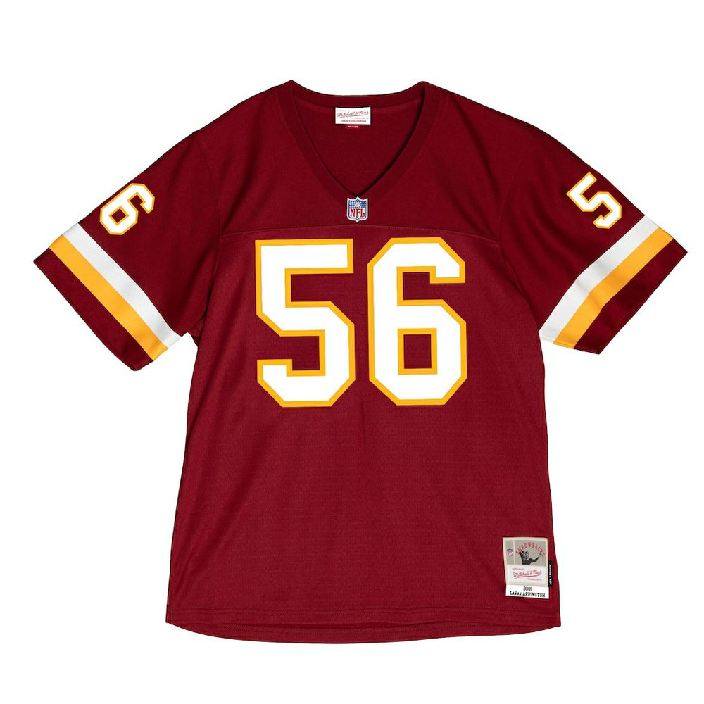 LaVar Arrington Washington Commanders 2001 Legacy Throwback Replica Jersey - Burgundy Jerseys
