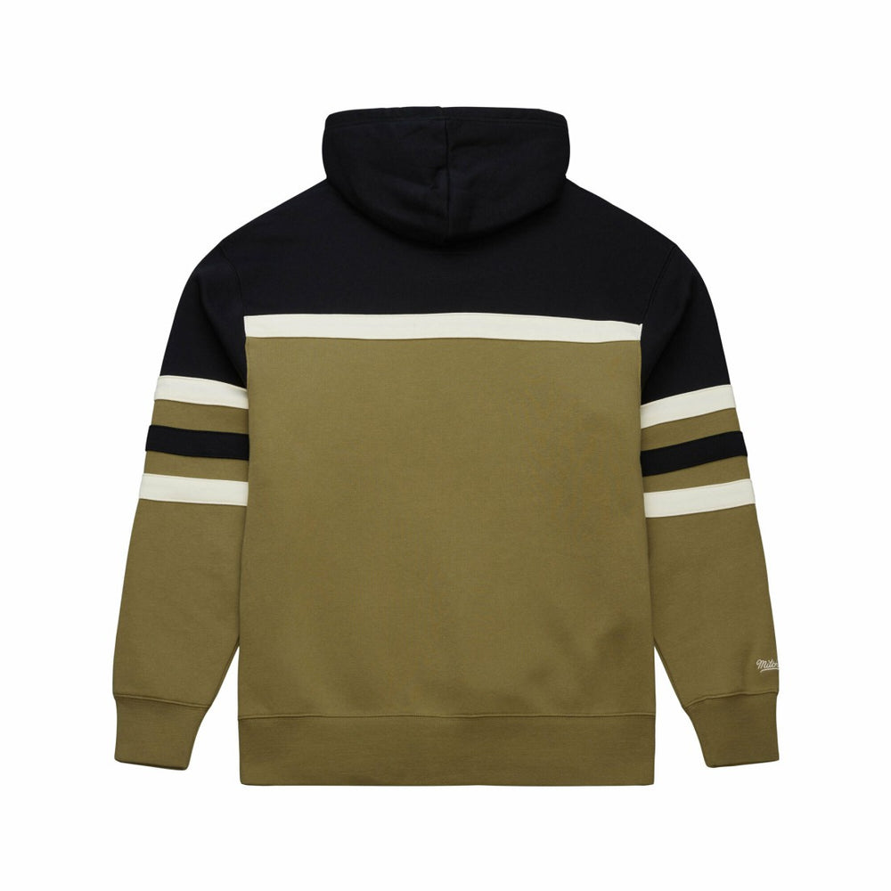 Detroit Lions Vintage Logo Head Coach Hoodie - Olive Hoodies