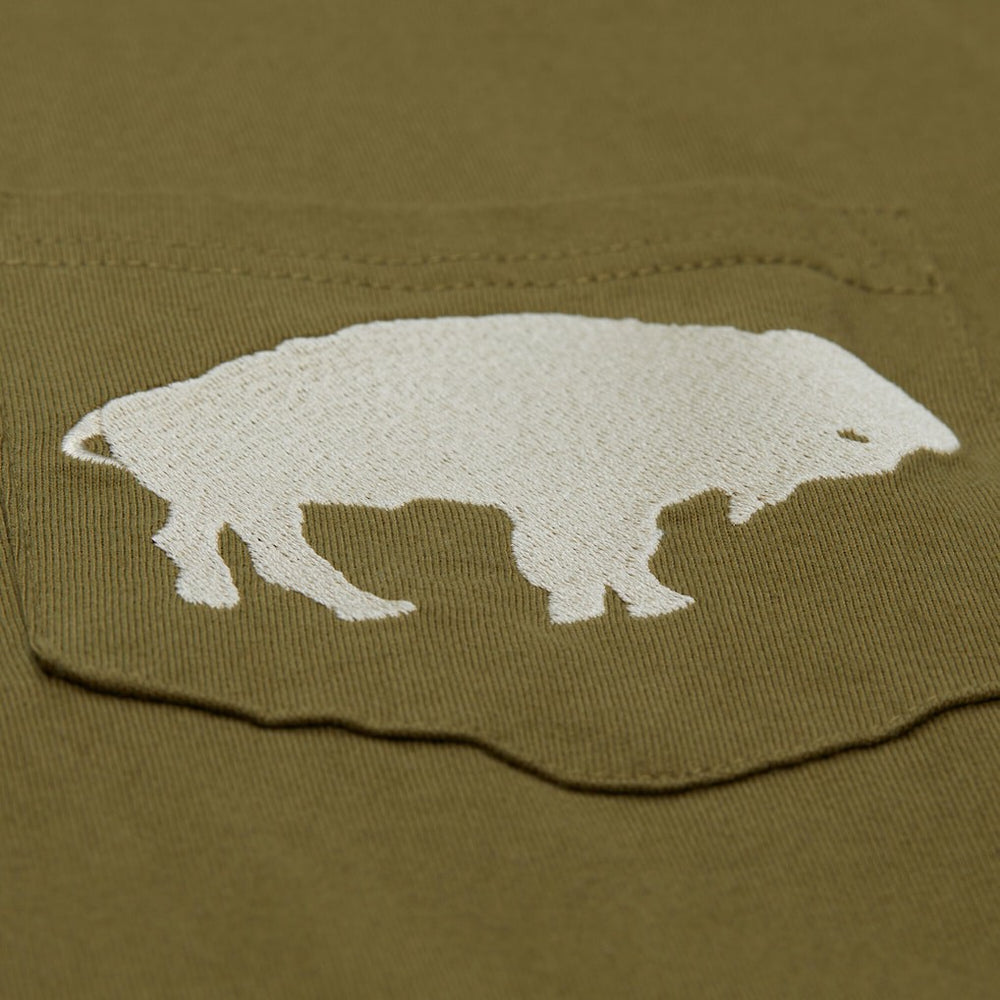 Buffalo Bills Vintage Logo Premium T-Shirt - Olive T-shirts