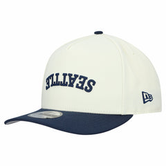 Seattle Seahawks New Era Upside Down 9FIFTY A-Frame Snapback Hat - Cream Hats