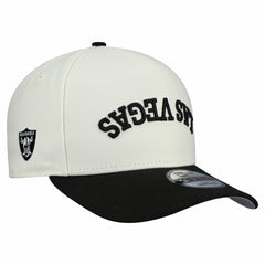 Las Vegas Raiders New Era Upside Down 9FIFTY A-Frame Snapback Hat - Cream Hats