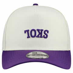 Minnesota Vikings New Era Upside Down 9FIFTY A-Frame Snapback Hat - Cream Hats