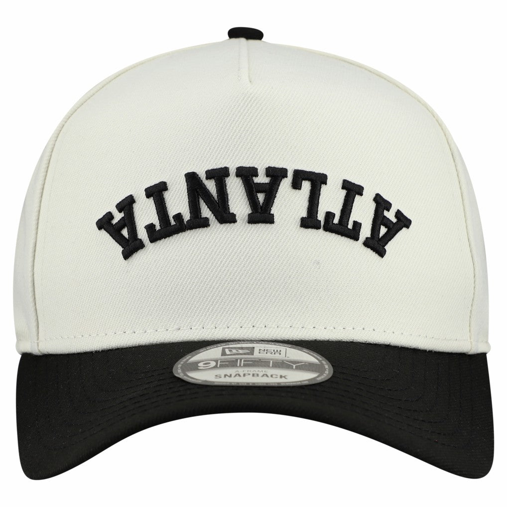Atlanta Falcons New Era Upside Down 9FIFTY A-Frame Snapback Hat - Cream Hats