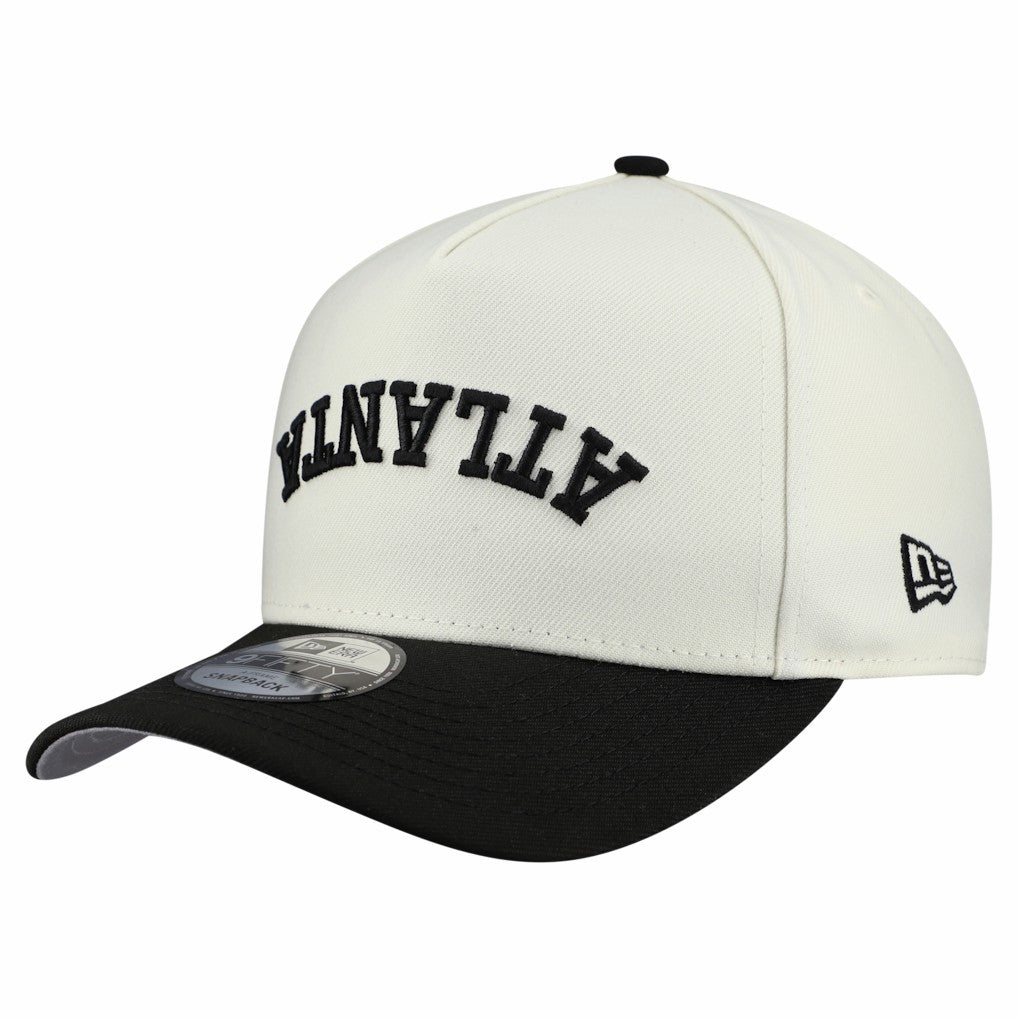 Atlanta Falcons New Era Upside Down 9FIFTY A-Frame Snapback Hat - Cream Hats