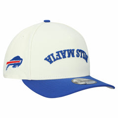 Buffalo Bills New Era Upside Down 9FIFTY A-Frame Snapback Hat - Cream Hats
