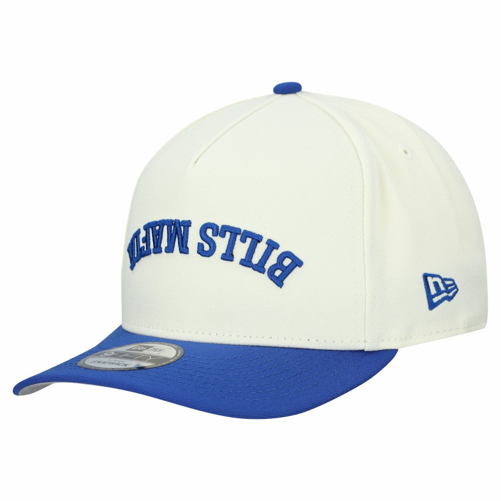 Buffalo Bills New Era Upside Down 9FIFTY A-Frame Snapback Hat - Cream Hats