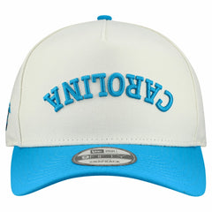 Carolina Panthers New Era Upside Down 9FIFTY A-Frame Snapback Hat - Cream Hats