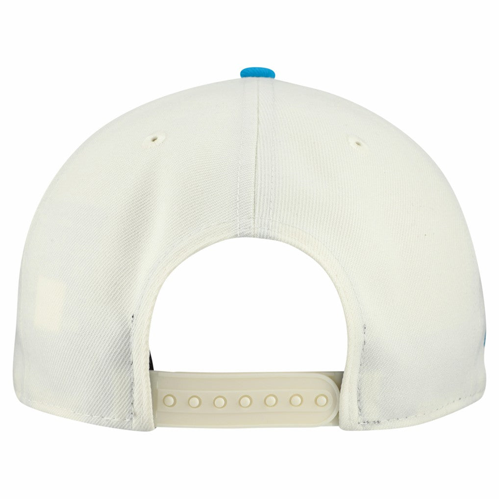 Carolina Panthers New Era Upside Down 9FIFTY A-Frame Snapback Hat - Cream Hats