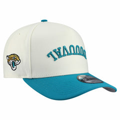 Jacksonville Jaguars New Era Upside Down 9FIFTY A-Frame Snapback Hat - Cream Hats