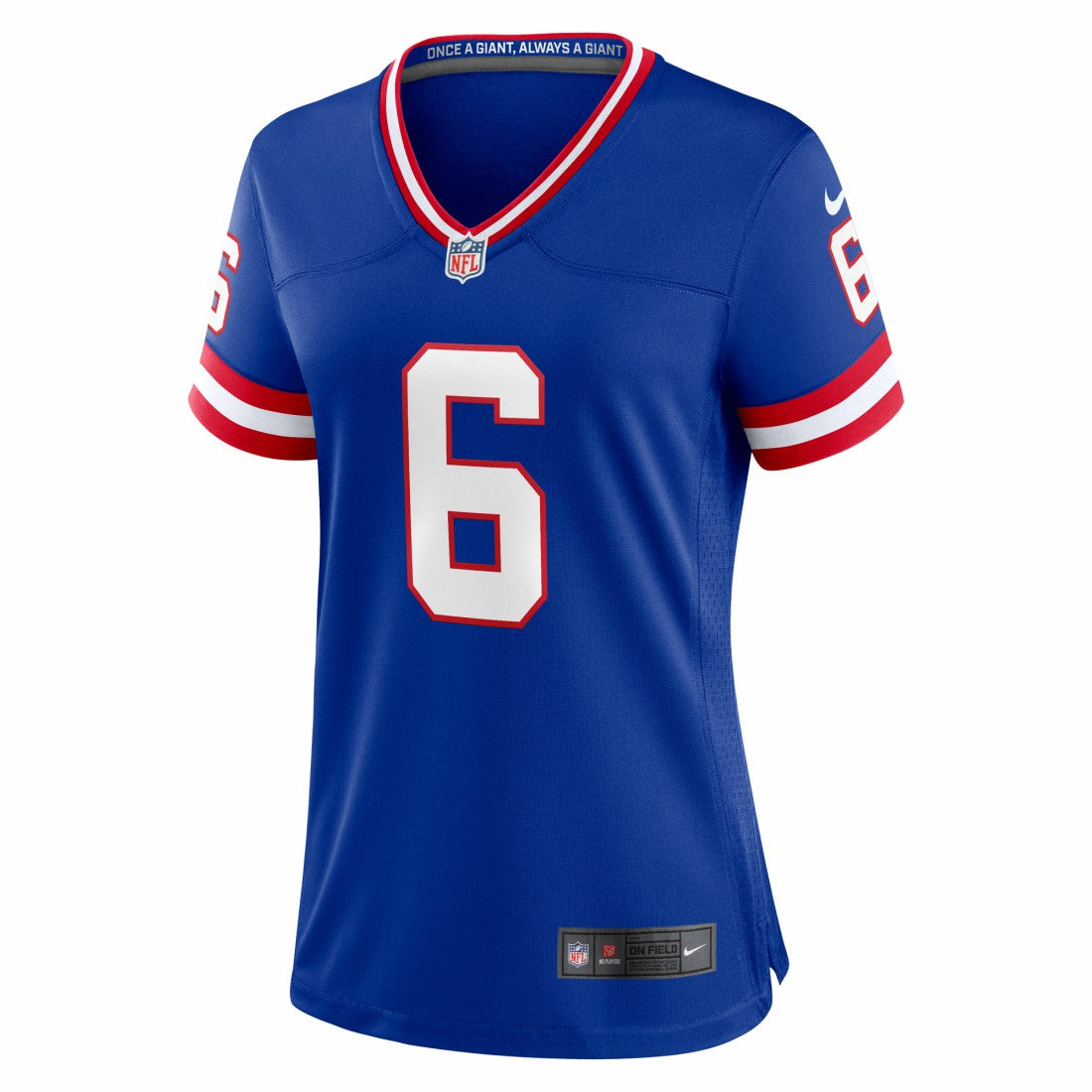 Jaxson Dart New York Giants Women's Alternate 2 Classic Game Jersey - Royal Jerseys