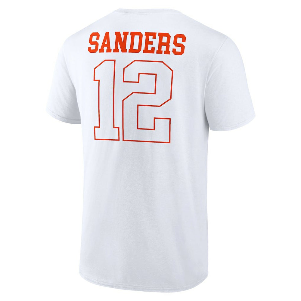 Shedeur Sanders Cleveland Browns Outline Player T-Shirt - White T-shirts
